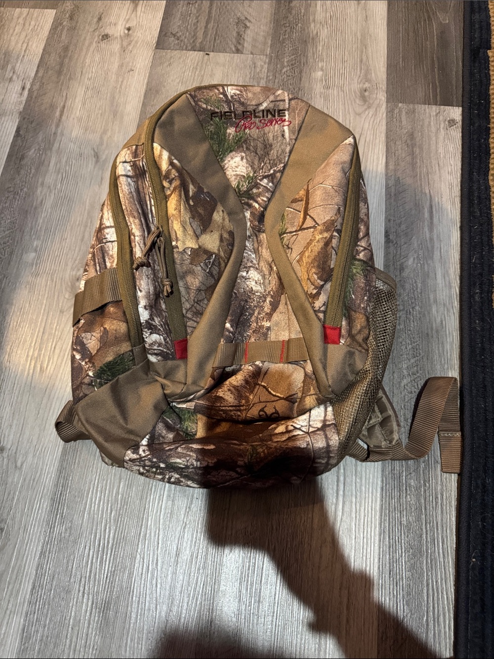 Field line pro series Camo  Backpack - Brown/Green/red